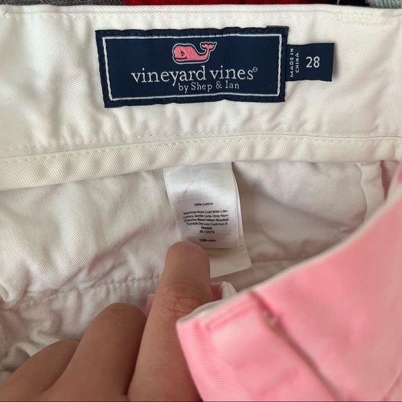 Vineyard Vines 7” Breaker Short Color Spray/Washed Pink Bahama Breeze Men’s 28 - Picture 6 of 6